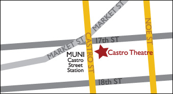 map to castro theatre